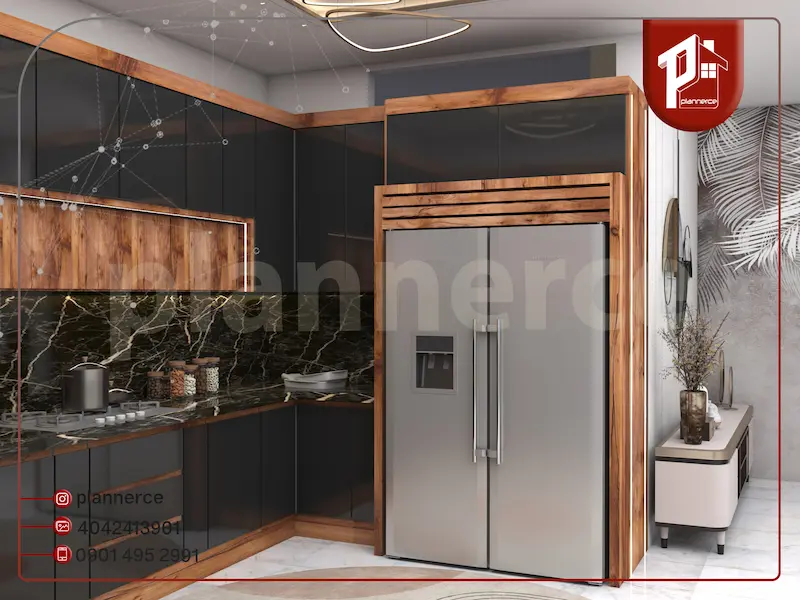 کابینت با متریال مات